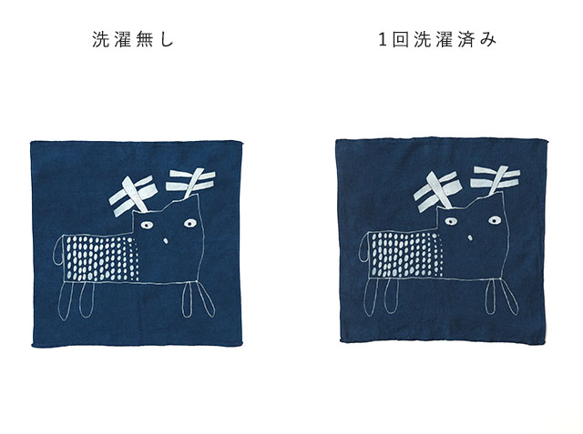 藍染ハンカチ