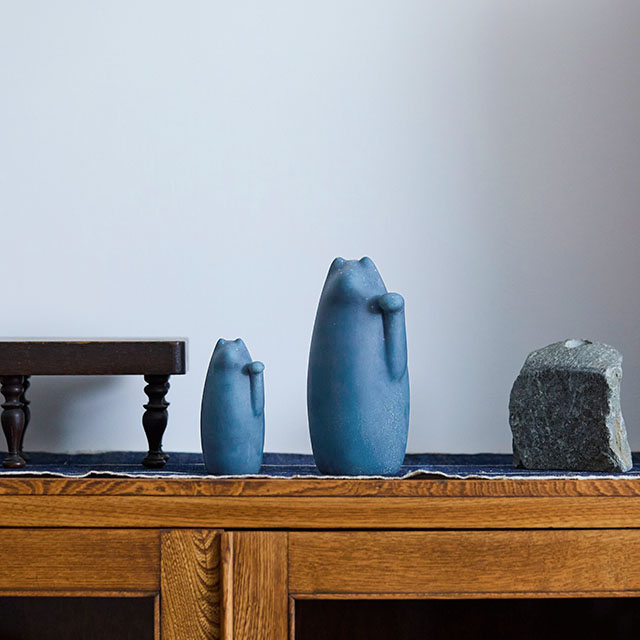 SETOMANEKI earth 藍染