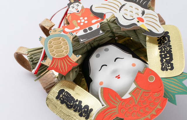 普遍的な願いを込めた、おめでたいモチーフたち