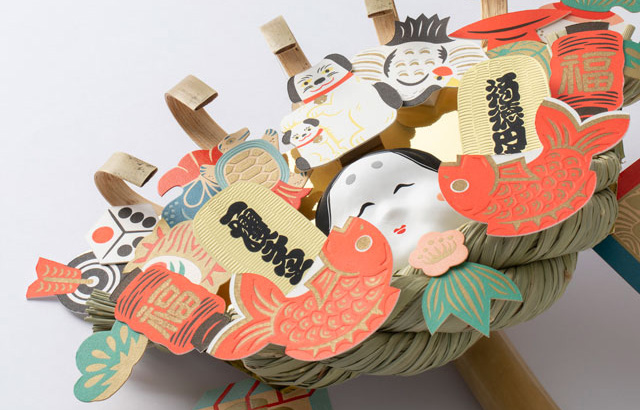 普遍的な願いを込めた、おめでたいモチーフたち