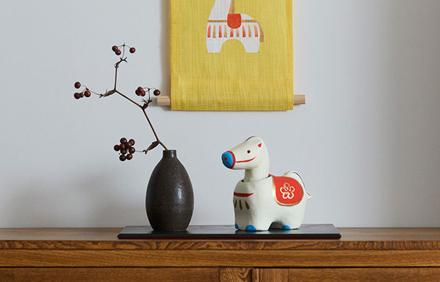 手仕事による素朴で愛らしい表情の張子