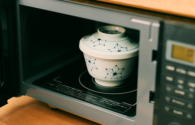 ラップいらずで温められる