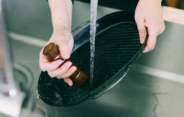 お手入れは水洗いが基本