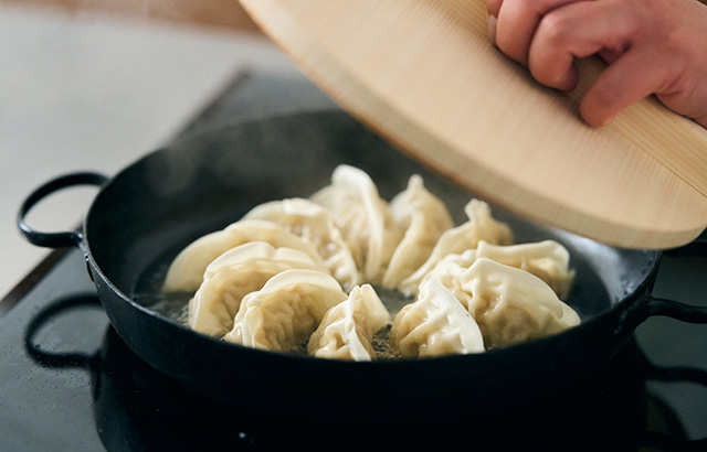 短時間でカリっと焼きあがる