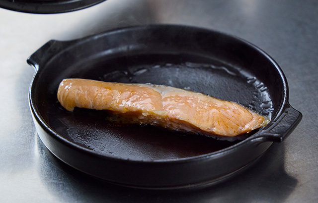 レンジ調理で直火に近い仕上がりに