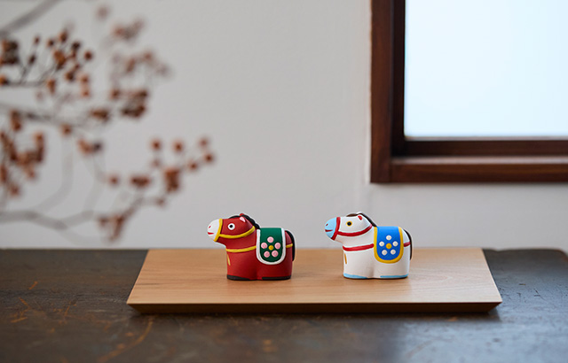 陶器のお飾りにもなる招福おみくじ