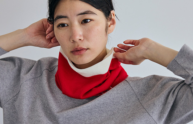 就寝時などの首元をあたたかくカバー
