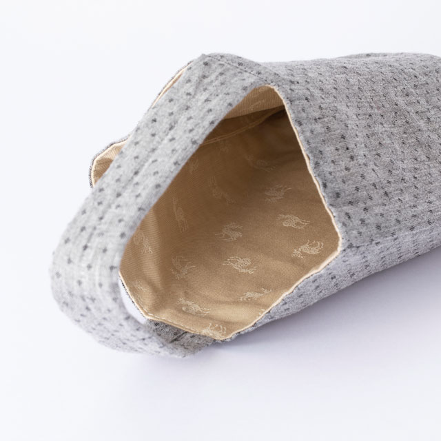 めぐり布　ミニバッグ　25 新潟 マンガン染め