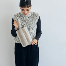 めぐり布 ミニバッグ 27 富士吉田ニードルパンチ