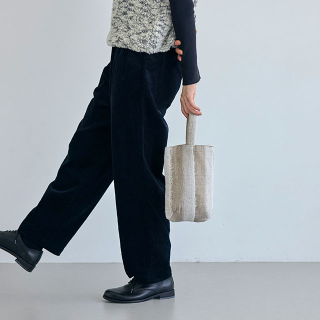 めぐり布　ミニバッグ　27 富士吉田ニードルパンチ