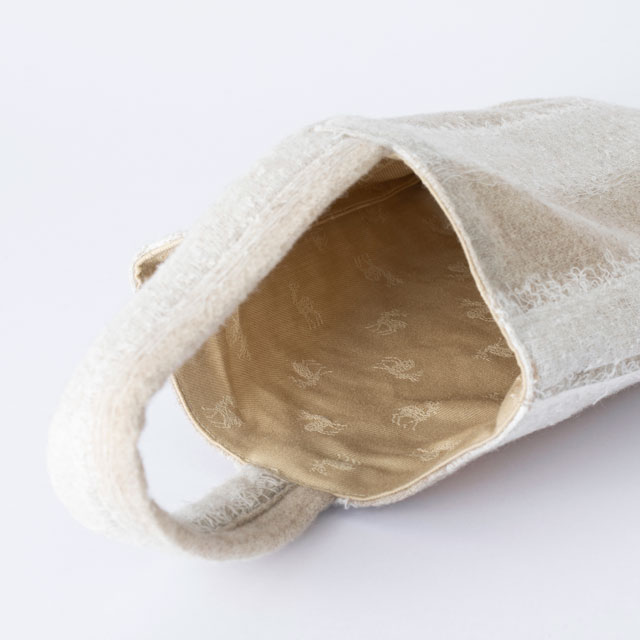 めぐり布　ミニバッグ　27 富士吉田ニードルパンチ