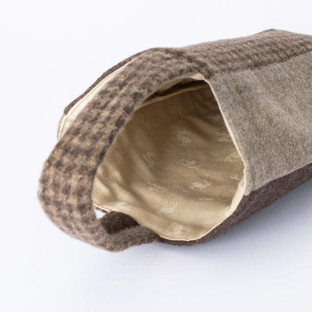 めぐり布　ミニバッグ　27 富士吉田ニードルパンチ