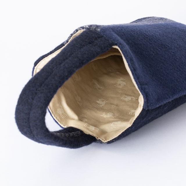 めぐり布　ミニバッグ　27 富士吉田ニードルパンチ