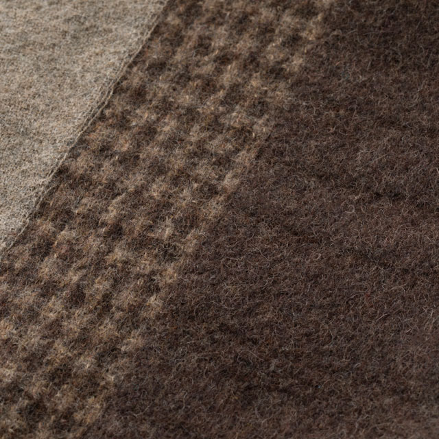 めぐり布　ミニバッグ　27 富士吉田ニードルパンチ