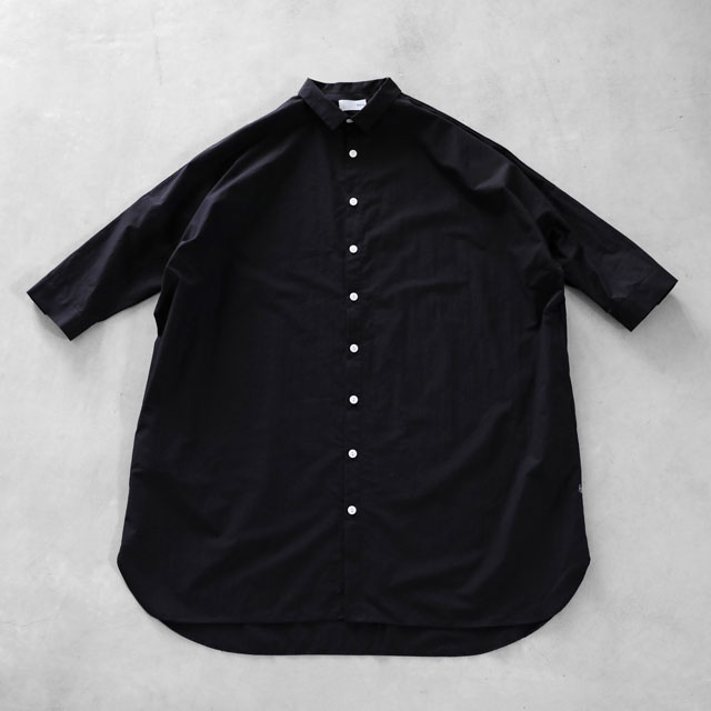 タイプライタークロスロングシャツ 200　白 ユニセックス