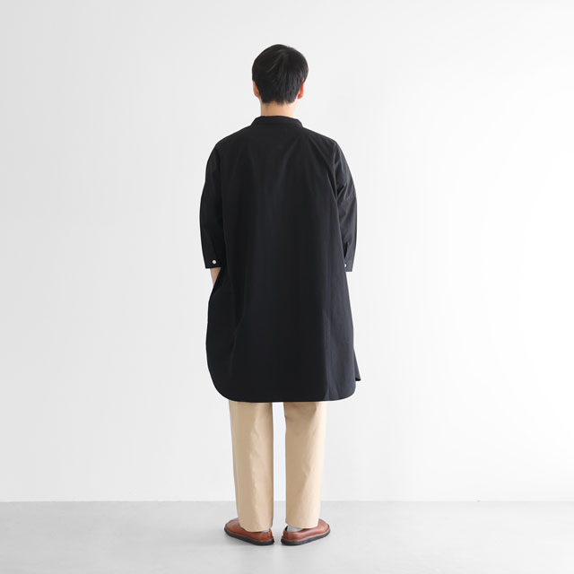 タイプライタークロスロングシャツ 200　白 ユニセックス