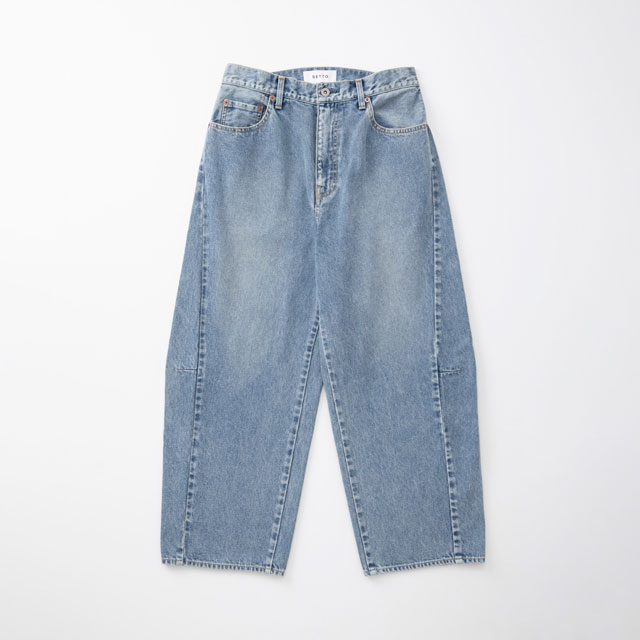 【WEB限定】SETTO PANEL JEANS　ライトインディゴ