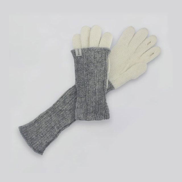 DOUBLE GLOVES　kids 201　charcoalgrey kids