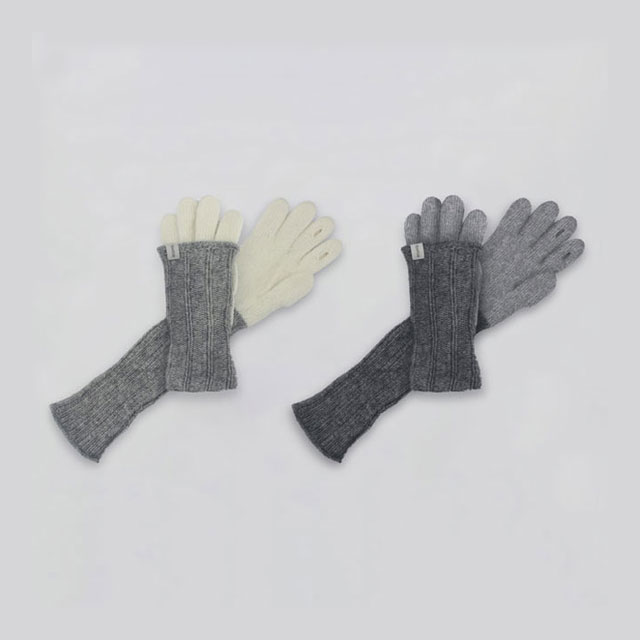 DOUBLE GLOVES　kids 201　charcoalgrey kids