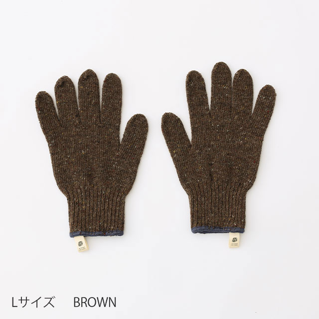 三河軍手 206 BROWN M