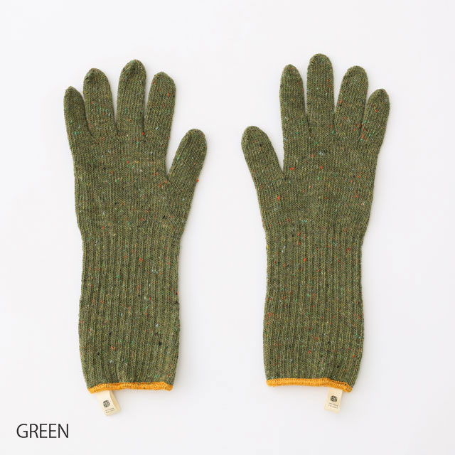 三河軍手 ロングカフス 201 MUSTARD M