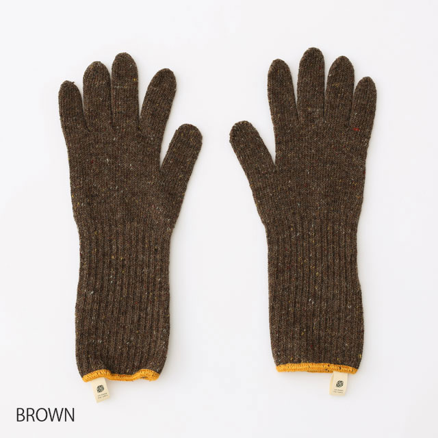 三河軍手 ロングカフス 201 MUSTARD M