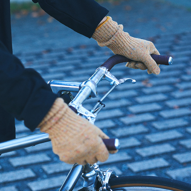 三河軍手 ロングカフス 201 MUSTARD M