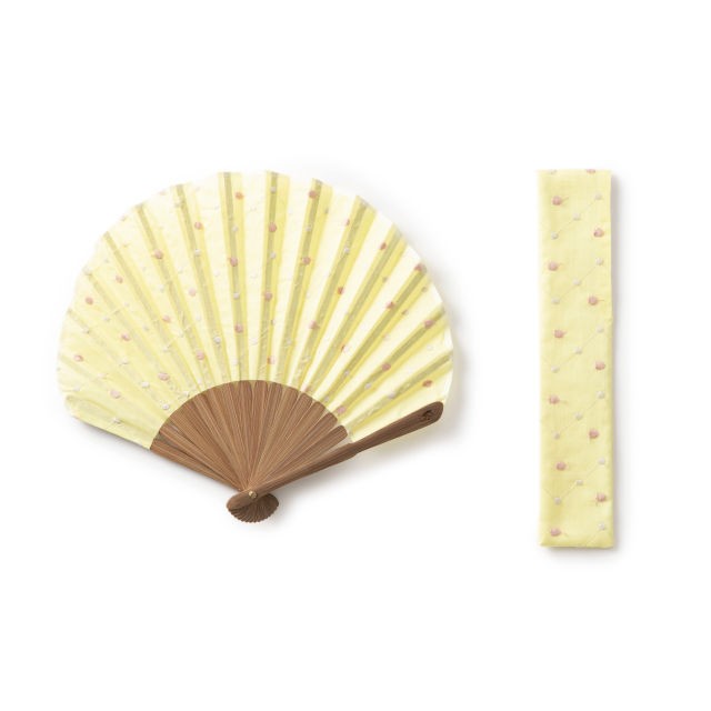 扇子ホタテ形 しずく
