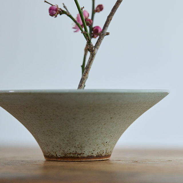 青瓷 貫入花器 202　MUM