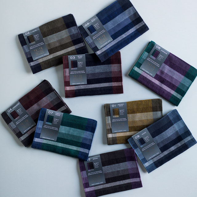 TE│TE TWILL GAUZE BICOLOR BLACKシリーズ 229　テラコッタ