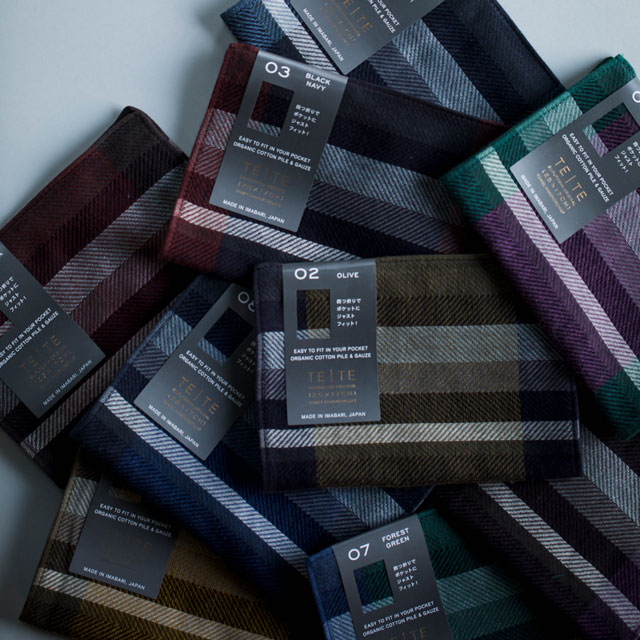 TE│TE TWILL GAUZE BICOLOR BLACKシリーズ 229　テラコッタ