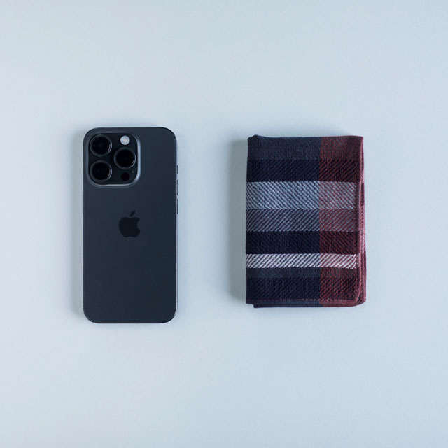 TE│TE TWILL GAUZE BICOLOR BLACKシリーズ 229　テラコッタ