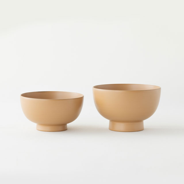 越前硬漆 一乗椀　4.5寸 201　朱 4.5寸