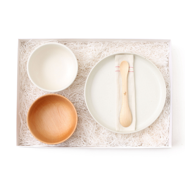 親子のための平皿・親子のための飯碗・親子のための汁椀・ずっと使えるベビースプーン