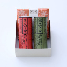 茶ノ吉　和紅茶・釜炒り煎茶/ 花ふきん檜扇