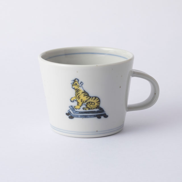 茶ノ吉　和紅茶 / 瀬戸焼のちょこマグ	虎・兎