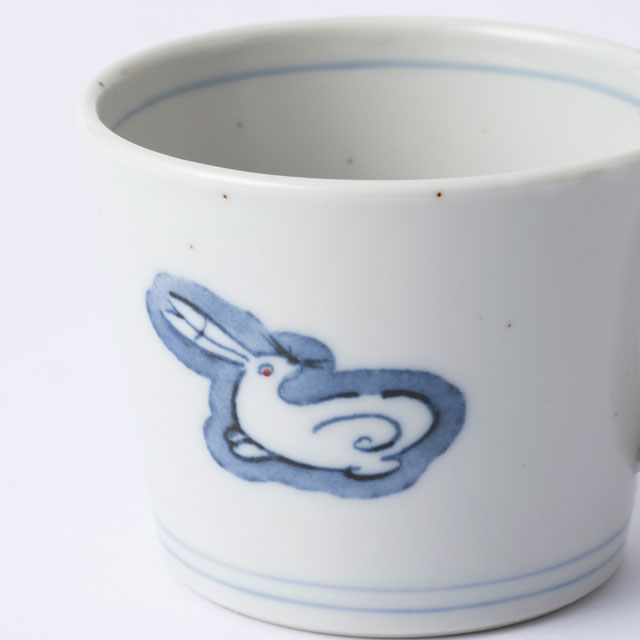 茶ノ吉　和紅茶 / 瀬戸焼のちょこマグ	虎・兎