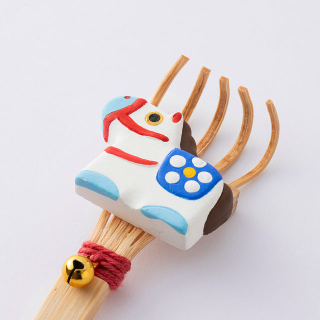 招福まめ熊手 午/かや織ふきん めでた/花ふきん 檜扇