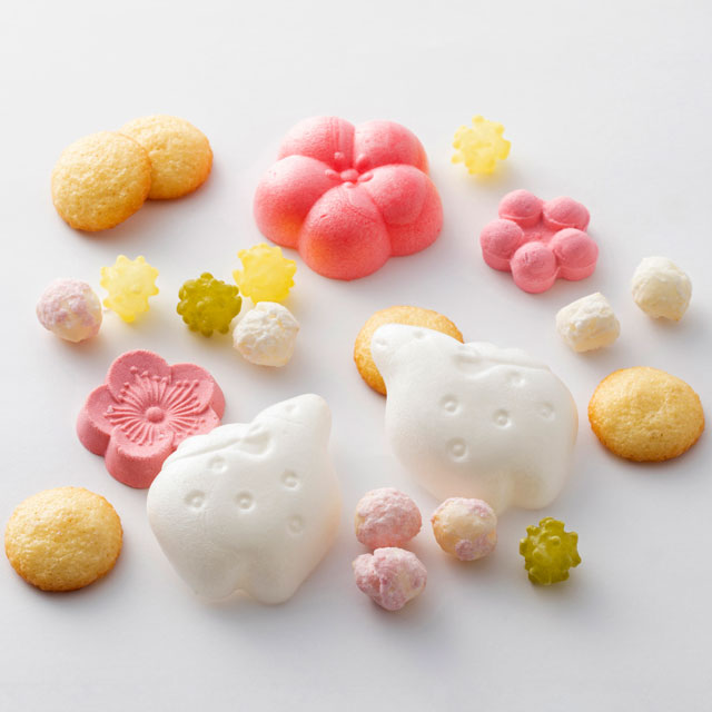 吹き寄せ めでた/干支番茶 午/かや織ふきん 午