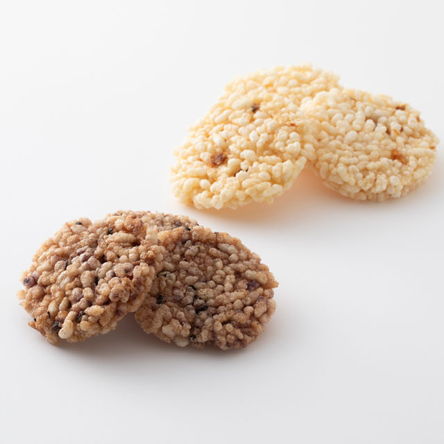 産地のおやつ お米せんべい/吹き寄せ めでた/花ふきん 白百合