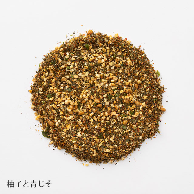 国産素材の香る七味 清見みかんと生姜/柚子と青じそ/山椒とレモン・「彩り豊かな」花ふきん 白百合