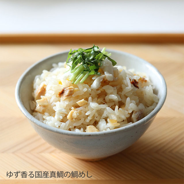 炊き込みごはんの素 鯛めし/豚めし・かや織ふきん 柄あわせ 三彩/藍