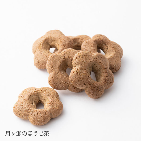 産地のおやつ ぼうろ・番茶 小袋・「彩り豊かな」花ふきん