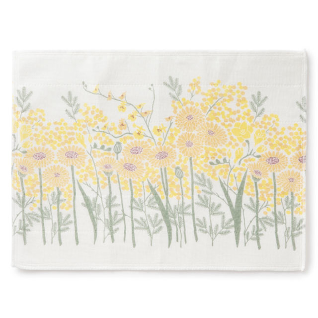 うるおい手洗石鹸・かや織ふきん 花束・「彩り豊かな」花ふきん