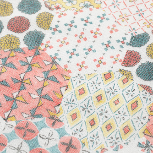 THE Magic Water・かや織ふきん 柄あわせ 三彩/藍