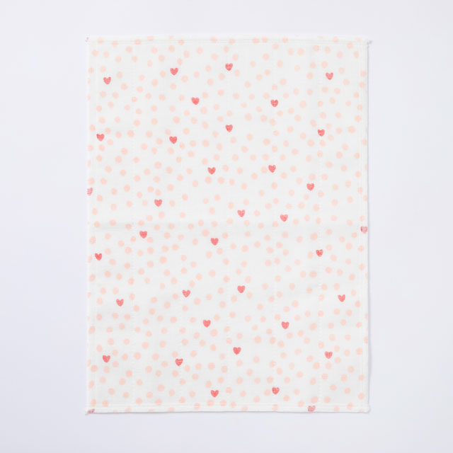 吹き寄せ 花／かや織ふきん　ハート／番茶 小袋  春摘み番茶