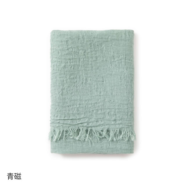 ラッセル編み舟形ポーチ／ふんわり首まきてぬぐい／三種の花の米粉クッキー(NR2)