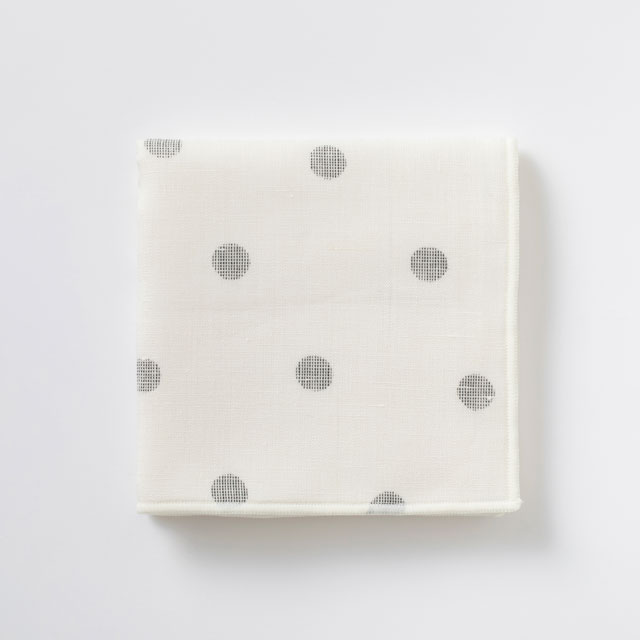 ホタテ形扇子 モール糸ドビー／タオルハンカチ　マンガン染／植物の香りのひんやりリフレッシュシート（NR2）