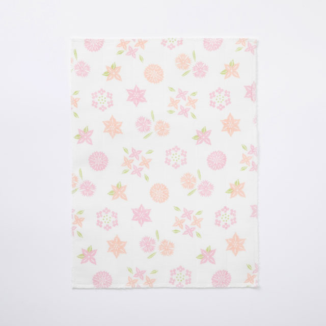 カーネーションの最中フロランタン／かや織ふきん　春の花紋様／番茶 小袋  春摘み番茶