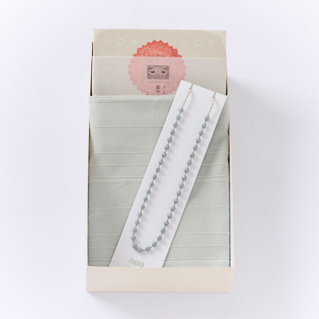 カーネーションの最中フロランタン／モール糸ドビーストール／TRIPLE 0政七別注グラスコード(NT4)